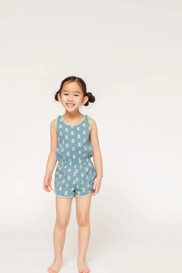 The Kid's Romper - Pineapple