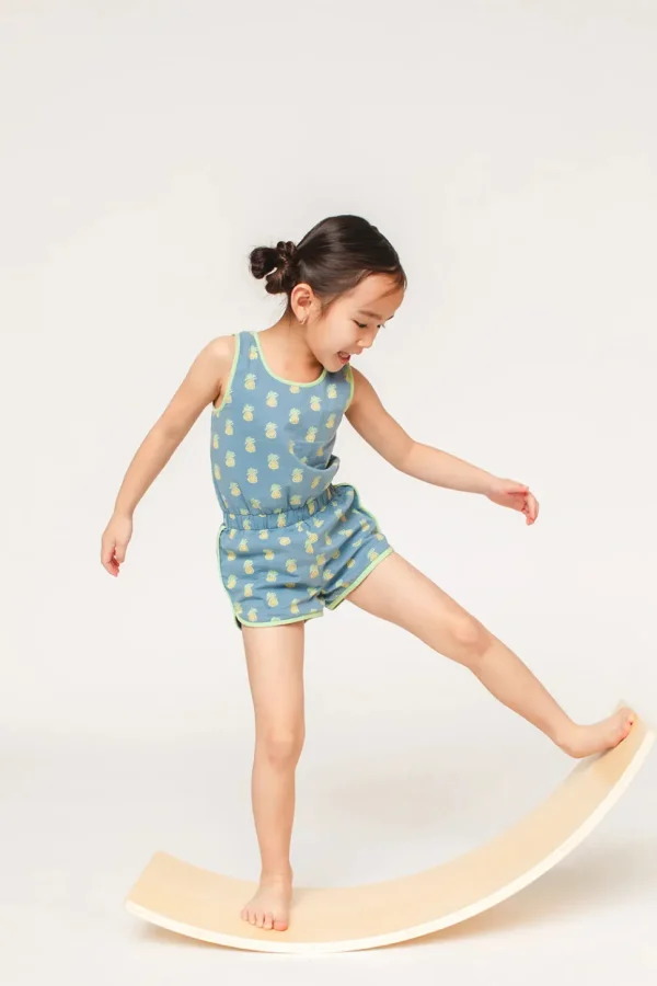 The Kid's Romper - Pineapple