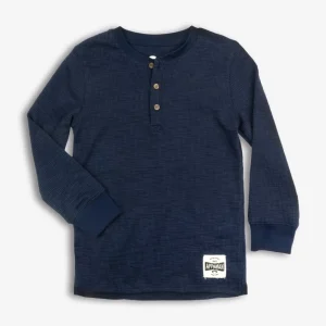Thermal Henley - Indigo