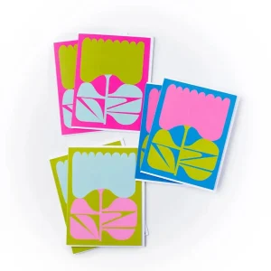 Three Tulips Greeting Card Box Set of 6