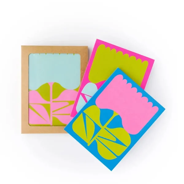 Three Tulips Greeting Card Box Set of 6