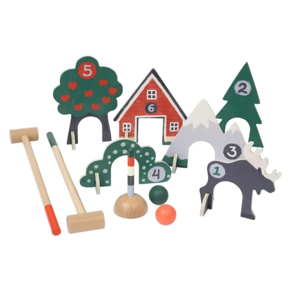 Through The Woods Croquet Set