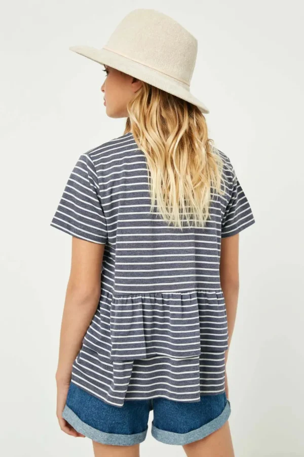 Tiered Cross Back Top