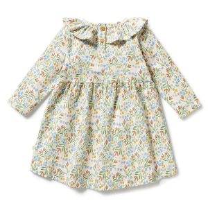 Tinker Floral Organic Ruffle Dress