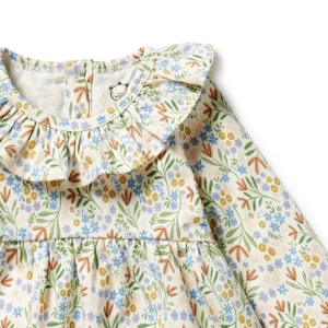 Tinker Floral Organic Ruffle Dress
