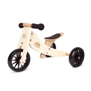 Tiny Tot 2-in-1 Wooden Balance Bike - Bamboo