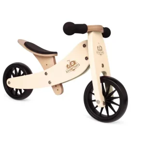 Tiny Tot 2-in-1 Wooden Balance Bike - Bamboo