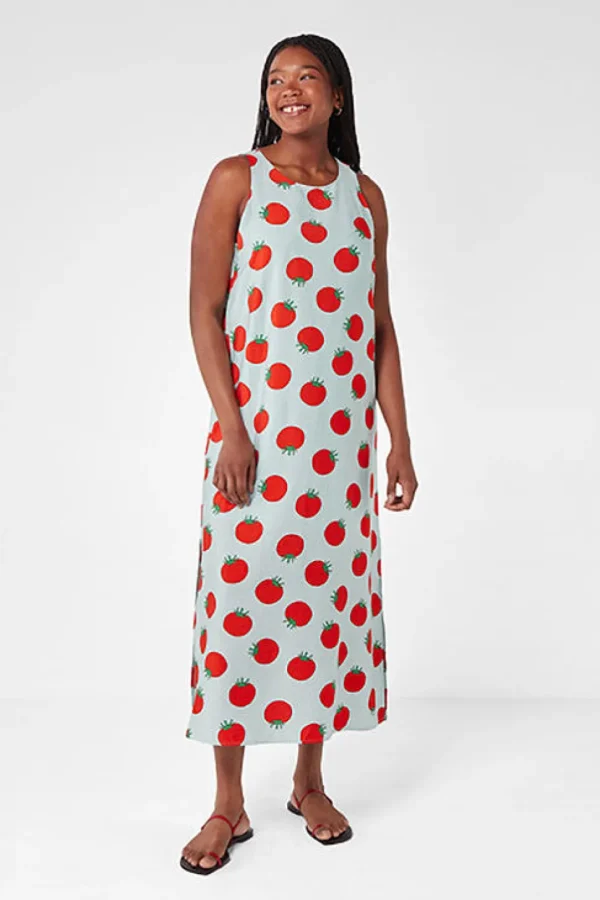Tomato Long Dress