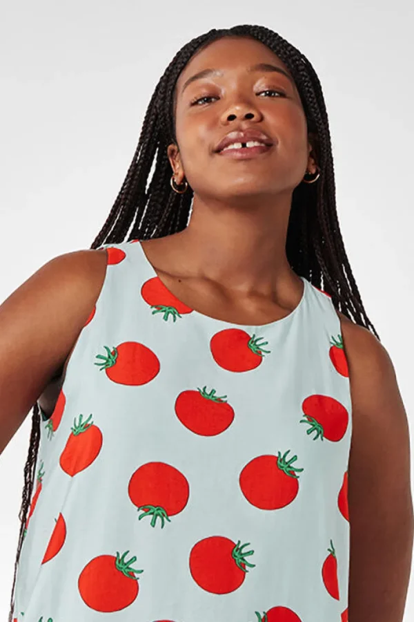 Tomato Long Dress