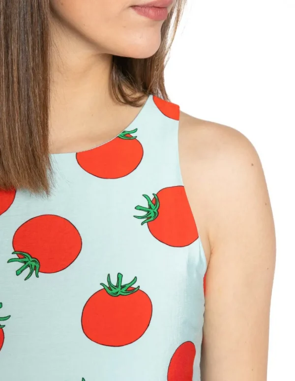 Tomato Long Dress