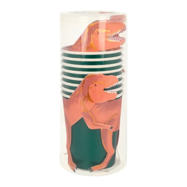 T-Rex Party Cups (x 8)