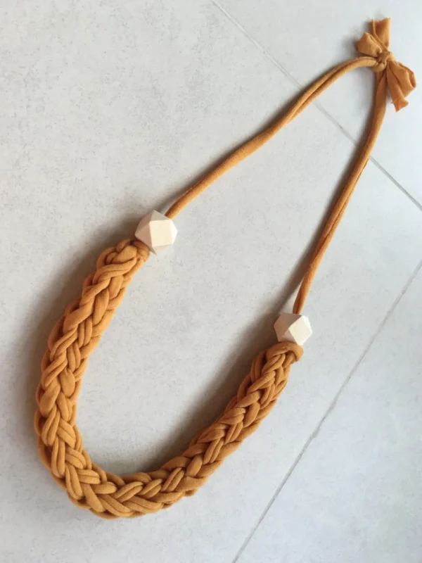 T-Shirt Yarn Braided Necklace