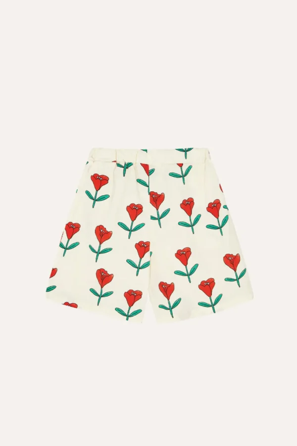 Tulips Allover Print Shorts