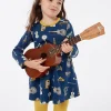 Tunic Dress with Pockets - Music Time