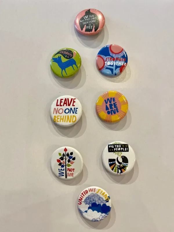 Unity Pins by Lisa Congdon