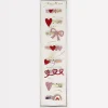 Valentine's Hair Clips (x 8)