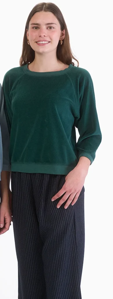 Velour Sweatshirt - Two Colors