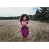 Velvet Alpine Skirt Set - Plum