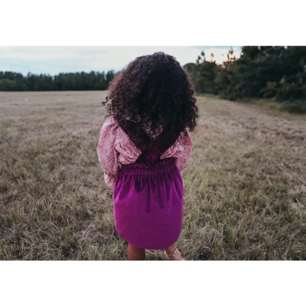 Velvet Alpine Skirt Set - Plum