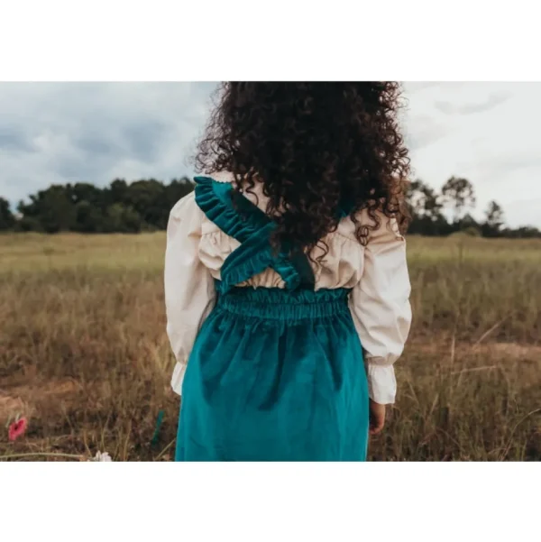 Velvet Alpine Skirt Set - Teal