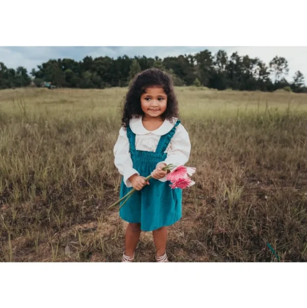 Velvet Alpine Skirt Set - Teal