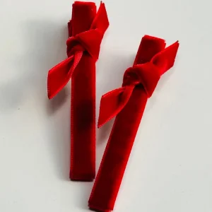 Velvet Bar Clips - Several Colors