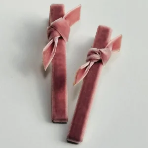 Velvet Bar Clips - Several Colors