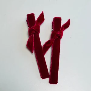 Velvet Bar Clips - Several Colors