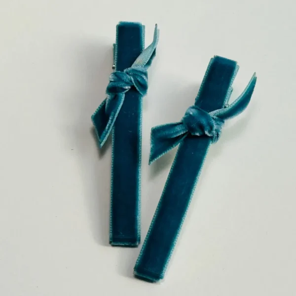 Velvet Bar Clips - Several Colors
