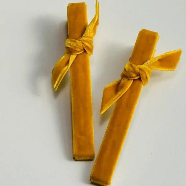 Velvet Bar Clips - Several Colors