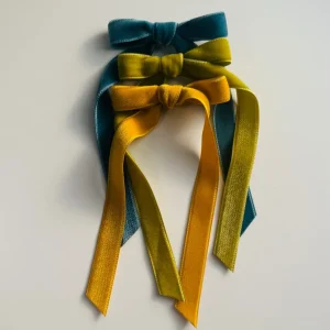 Velvet Hair Bows - Several Colors