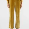 Velvet Stretch Pants - Gold