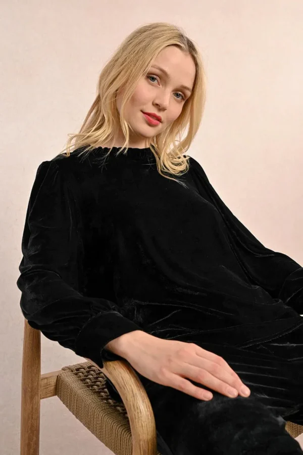 Velvet Top - Black