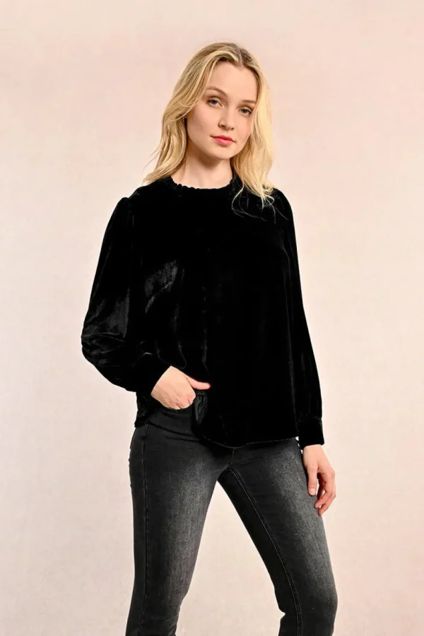 Velvet Top - Black