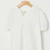 V-Neck Puff Sleeve Top