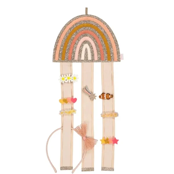 Wall Clip Holder - Pink Rainbow