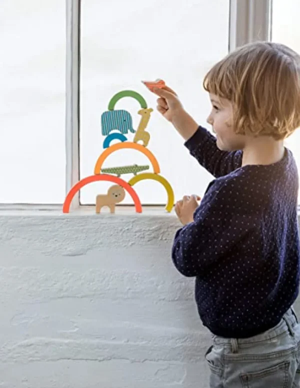 Wild Rainbow Wooden Balancing Game