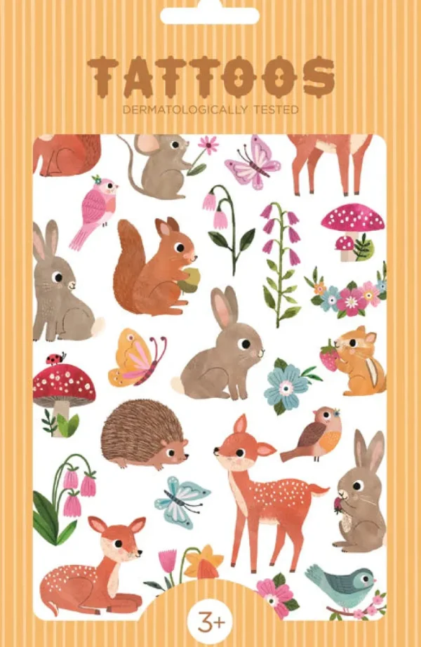 Wodland Friends Temporary Tattoos