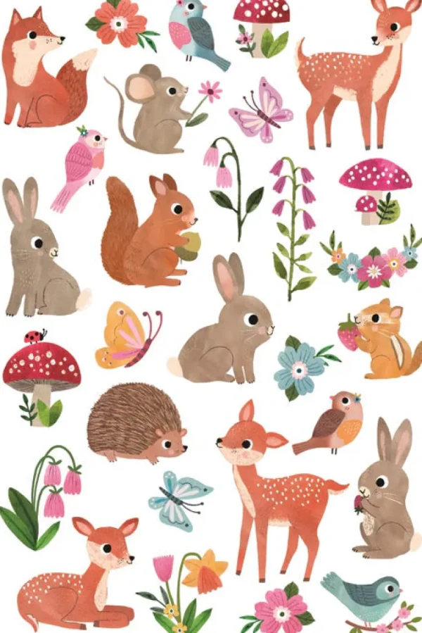 Wodland Friends Temporary Tattoos