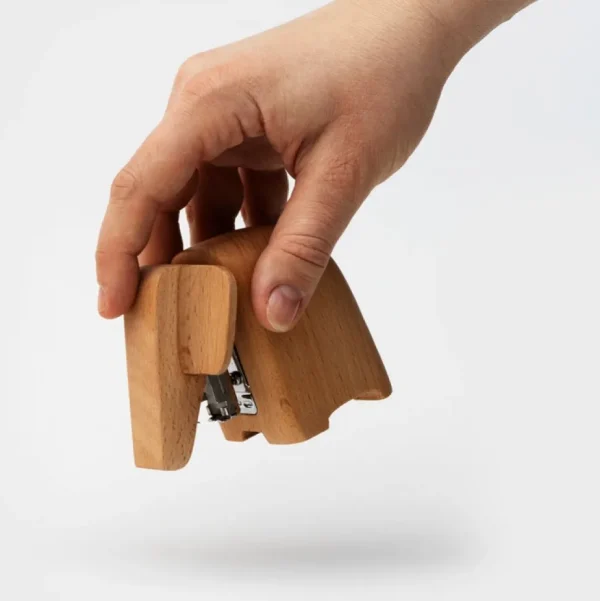 Wooden Elephant Stapler (two sizes)