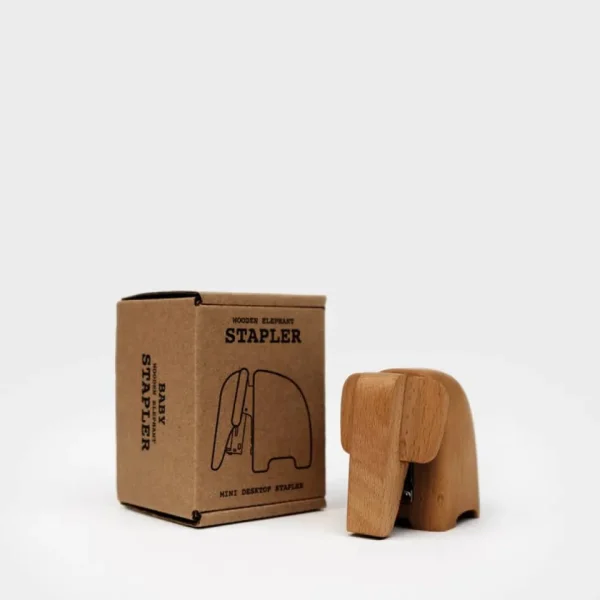 Wooden Elephant Stapler (two sizes)