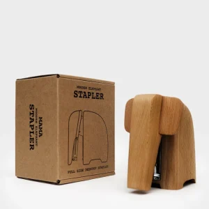 Wooden Elephant Stapler (two sizes)