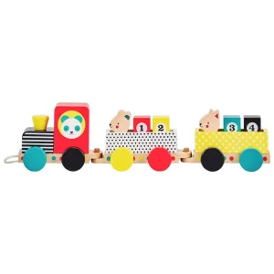 Wooden Pull Along Train