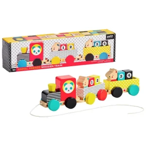 Wooden Pull Along Train