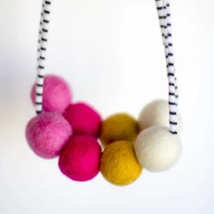 Woolie Ball Necklace (two colors)