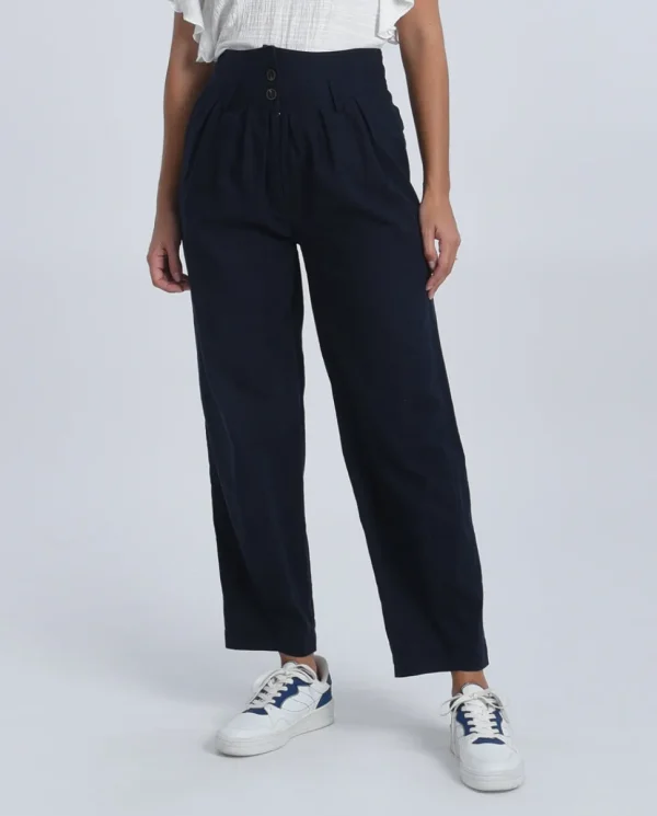 Woven Pants - Navy