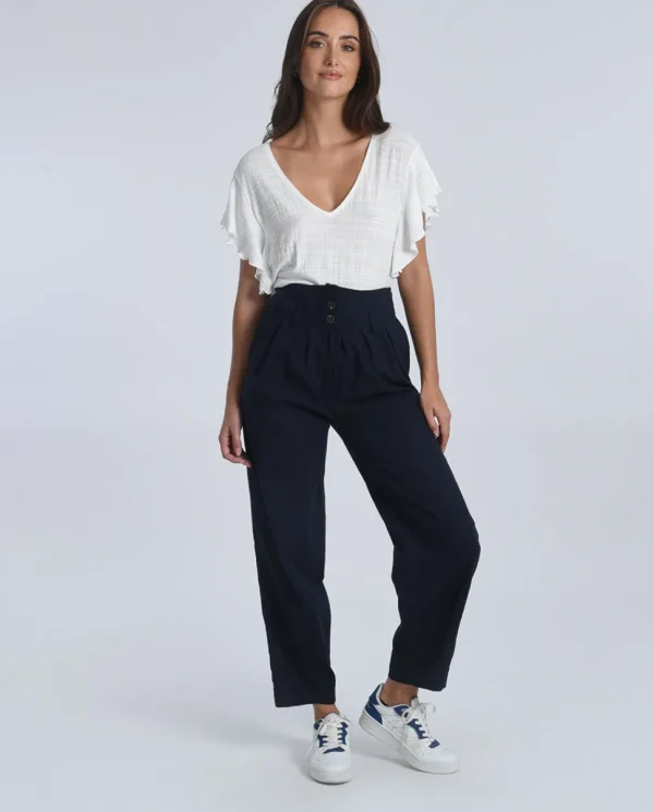 Woven Pants - Navy