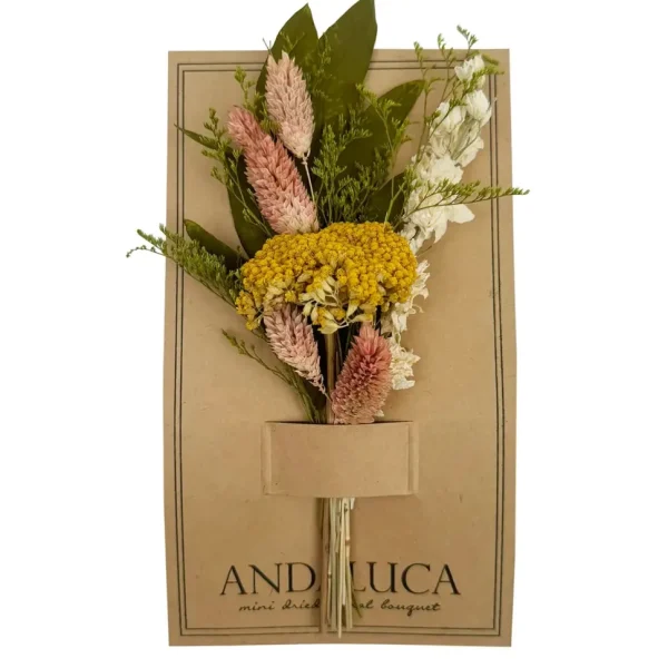 Yarrow & Larkspur Mini Bouquet