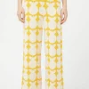 Yuza Print Knit Pants