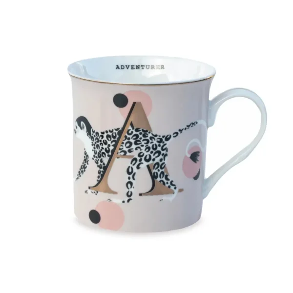 Yvonne Ellen the Gold Edition Alphabet Mugs